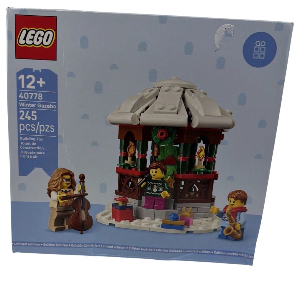 LEGO 40778 Winter Gazebo Christmas Holiday GWP 245pc Limited Edition New Sealed